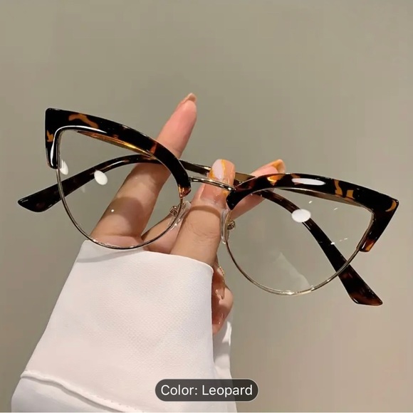 NWT! Tortoise shell framed cat eye blue light blocking fashion glasses! - Picture 1 of 2